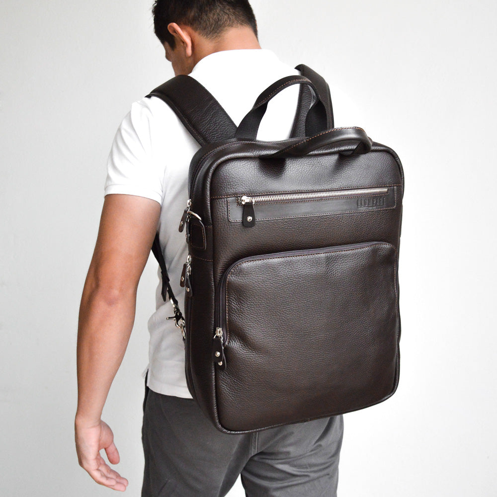 backpacks de piel caballero