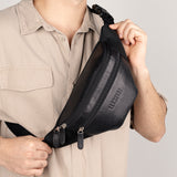 Cangurera Balistic con Detalles en Piel Essential Ll-2222