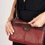 Bolsa crossbody de piel para dama Ll-3249