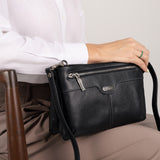 Bolsa crossbody de piel para dama Ll-3249