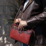 Bolsa crossbody de piel para dama Ll-3249