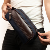 Neceser para caballero con detalles en Piel Ll-286 BA