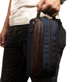 Neceser para caballero con detalles en Piel Ll-286 BA
