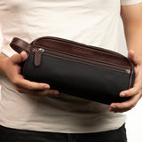 Neceser para caballero con detalles en Piel Ll-286 BA