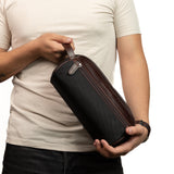 Neceser para caballero con detalles en Piel Ll-286 BA
