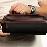 Neceser para caballero con detalles en Piel Ll-286 BA