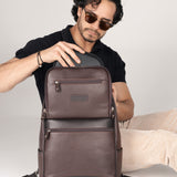 Backpack de Piel para Laptop 15" Ll-2177