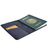 Porta pasaporte de Piel Minimalista  Ll-2227
