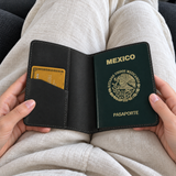 Porta pasaporte de Piel Minimalista  Ll-2227