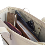 Bolsa Tote de Piel con Zipper Ll-3271z