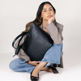 Bolsa Tote de Piel con Zipper Ll-3271z