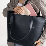 Bolsa Tote de Piel con Zipper Ll-3271z