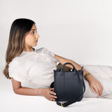 Crossbody Tipo Saddle de Piel Napa Ll-3272