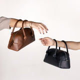 Bolsa Bowling de Piel con Asas de Nudo Ll-3280