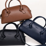 Bolsa Bowling de Piel con Asas de Nudo Ll-3280