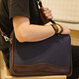 Maletín Ejecutivo Caballero con Detalles en Piel Ll-638