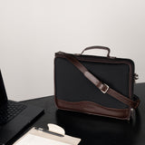 Maletín Ejecutivo Caballero con Detalles en Piel Ll-638