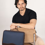 Maletín Ejecutivo Caballero con Detalles en Piel Ll-638