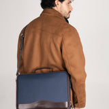 Maletín Ejecutivo Caballero con Detalles en Piel Ll-638