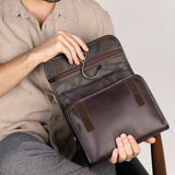 Neceser para caballero de Piel Ll-2219