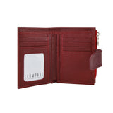 Cartera para dama de piel Ll-3401