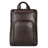 Backpack de Piel para Hombre Modelo Ll-2089 Color Café Obscuro