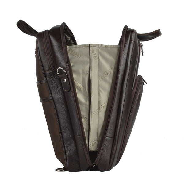 Backpack Ejecutiva de Piel Caballero Ll-2089