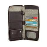 Porta pasaporte de Piel con Organizador Ll-1055