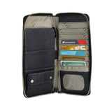 Porta pasaporte de Piel con Organizador Ll-1055